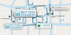 Управляющая компания Вест-Снаб (УК Вест-Снаб). Схема проезда.